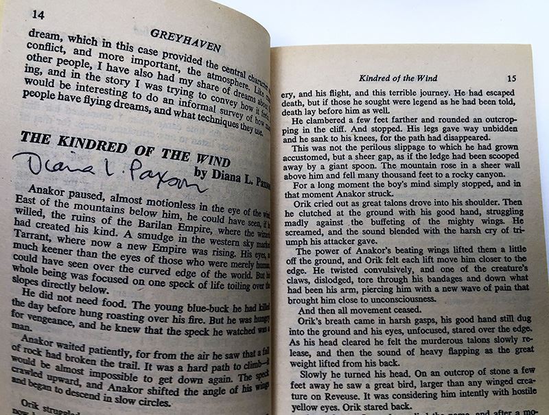 Marion Zimmer Bradley Collection: Friends of Darkover Series: Free Amazons of Darkover & The Keeper's Price; Greyhaven: An Anthology of Fantasy - Multiple Signatures: Marion Zimmer Bradley, Diana L. Paxson, Elizabeth Waters, Mercedes Lackey, etc. [Photo 35]