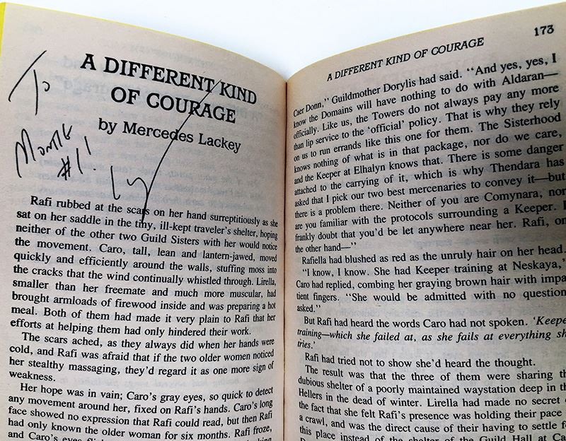 Marion Zimmer Bradley Collection: Friends of Darkover Series: Free Amazons of Darkover & The Keeper's Price; Greyhaven: An Anthology of Fantasy - Multiple Signatures: Marion Zimmer Bradley, Diana L. Paxson, Elizabeth Waters, Mercedes Lackey, etc. [Photo 13]