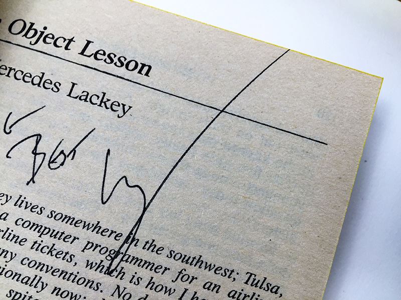 Marion Zimmer Bradley Collection: The Friends of Darkover Series: The Other Side of the Mirror, Four Moons of Darkover, Red Sun of Darkover, Leroni of Darkover & Domains of Darkover - Signed by Marion Zimmer Bradley, Elizabeth Waters & Mercedes Lackey [Photo 36]