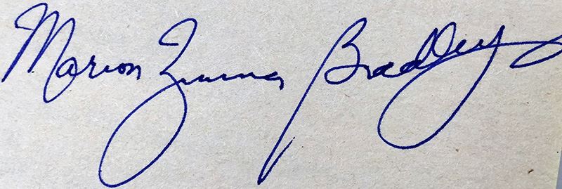 Marion Zimmer Bradley Collection: The Friends of Darkover Series: The Other Side of the Mirror, Four Moons of Darkover, Red Sun of Darkover, Leroni of Darkover & Domains of Darkover - Signed by Marion Zimmer Bradley, Elizabeth Waters & Mercedes Lackey [Photo 34]