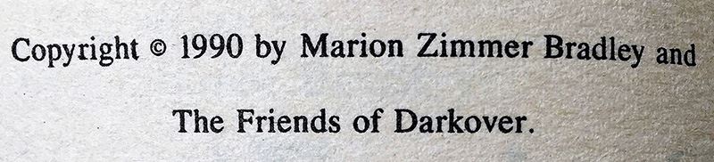 Marion Zimmer Bradley Collection: The Friends of Darkover Series: The Other Side of the Mirror, Four Moons of Darkover, Red Sun of Darkover, Leroni of Darkover & Domains of Darkover - Signed by Marion Zimmer Bradley, Elizabeth Waters & Mercedes Lackey [Photo 39]