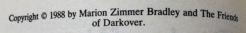 Marion Zimmer Bradley Collection: The Friends of Darkover Series: The Other Side of the Mirror, Four Moons of Darkover, Red Sun of Darkover, Leroni of Darkover & Domains of Darkover - Signed by Marion Zimmer Bradley, Elizabeth Waters & Mercedes Lackey [Photo 18]