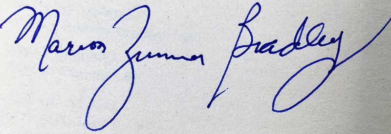 Marion Zimmer Bradley Collection: The Friends of Darkover Series: The Other Side of the Mirror, Four Moons of Darkover, Red Sun of Darkover, Leroni of Darkover & Domains of Darkover - Signed by Marion Zimmer Bradley, Elizabeth Waters & Mercedes Lackey [Photo 15]