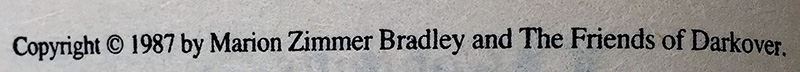 Marion Zimmer Bradley Collection: The Friends of Darkover Series: The Other Side of the Mirror, Four Moons of Darkover, Red Sun of Darkover, Leroni of Darkover & Domains of Darkover - Signed by Marion Zimmer Bradley, Elizabeth Waters & Mercedes Lackey [Photo 25]