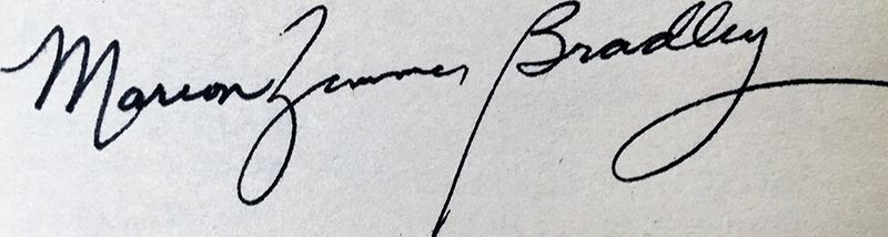 Marion Zimmer Bradley Collection: The Friends of Darkover Series: The Other Side of the Mirror, Four Moons of Darkover, Red Sun of Darkover, Leroni of Darkover & Domains of Darkover - Signed by Marion Zimmer Bradley, Elizabeth Waters & Mercedes Lackey [Photo 22]