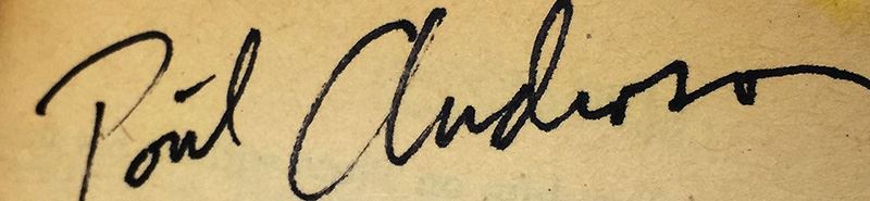 Martin H. Greenberg & Charles G. Waugh Collection: Mercenaries of Tomorrow & The 7 Deadly Sins of Science Fiction (edited by Isaac Asimov) - Signed by Poul Anderson, Barry Longyear, A.E. Van Vogt, Gene Wolfe, Jack Vance & Frederik Pohl [Photo 21]