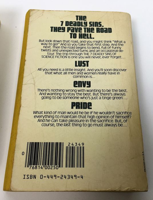 Martin H. Greenberg & Charles G. Waugh Collection: Mercenaries of Tomorrow & The 7 Deadly Sins of Science Fiction (edited by Isaac Asimov) - Signed by Poul Anderson, Barry Longyear, A.E. Van Vogt, Gene Wolfe, Jack Vance & Frederik Pohl [Photo 15]