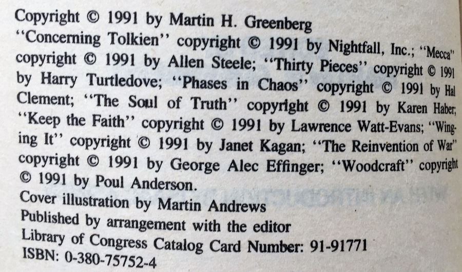 Martin H. Greenberg Collection: Foundation's Friends & Isaac's Universe Volume Two: Phases in Chaos (In honor of Isaac Asimov) - Signed by Ben Bova & Harry Turtledove [Photo 15]