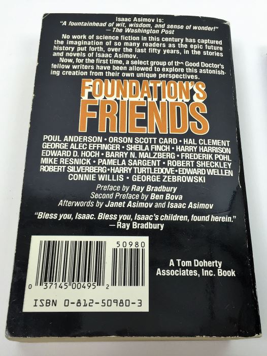 Martin H. Greenberg Collection: Foundation's Friends & Isaac's Universe Volume Two: Phases in Chaos (In honor of Isaac Asimov) - Signed by Ben Bova & Harry Turtledove [Photo 5]