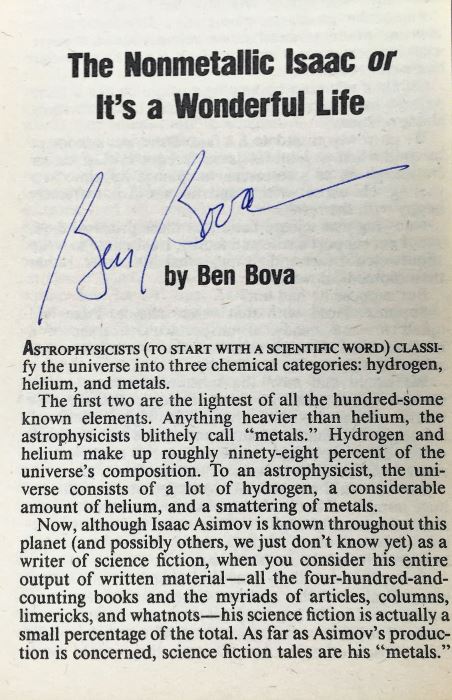 Martin H. Greenberg Collection: Foundation's Friends & Isaac's Universe Volume Two: Phases in Chaos (In honor of Isaac Asimov) - Signed by Ben Bova & Harry Turtledove [Photo 6]