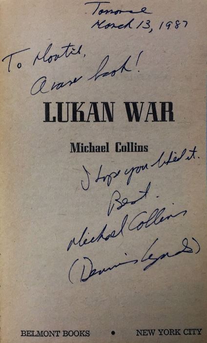 Michael Collins Collection: The Planets of Death & Lukan War - Signed by Michael Collins (Dennis Lynds) [Photo 10]
