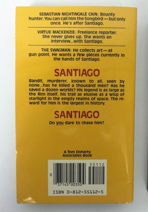 Mike Resnick Collection: Santiago: A Myth of the Far Future & The Dark Lady: A Romance of the Far Future - Signed by Mike Resnick [Photo 3]
