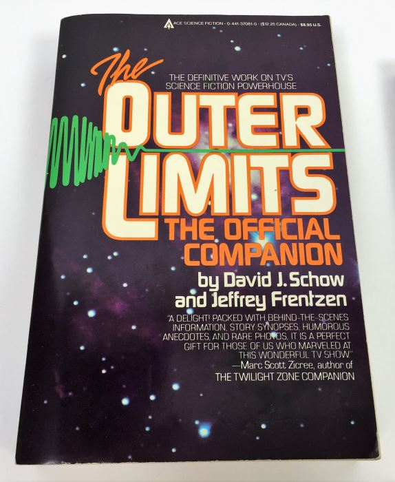 David J. Schow & Jeffrey Frentzen - The Outer Limits: The Official Companion - Signed by David J. Schow; The Fall of Winter - Signed by Jack Haldeman; Limbo System - Signed by Rick Cook; Riding the Torch - Signed by Norman Spinrad [Photo 2]