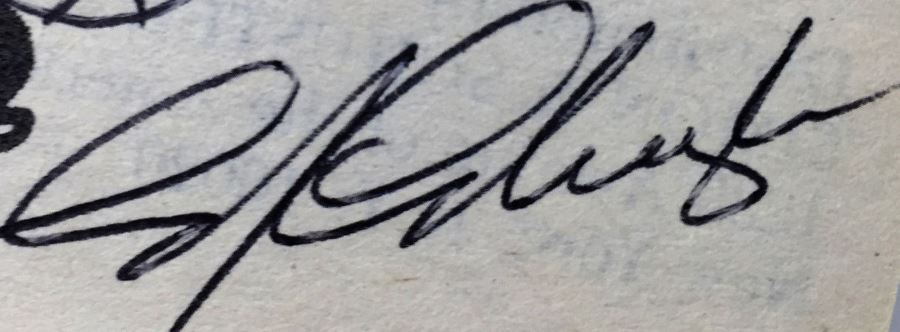 John Ringo & Julie Cochrane: Cally's War - Signed by John Ringo; The Sword of Shannara - Signed by Terry Brooks; Vengeance of the Dancing Gods - Signed by Jack L. Chalker; A Dirge for Sabis - Signed by C.J. Cherryh & Leslie Fish [Photo 27]