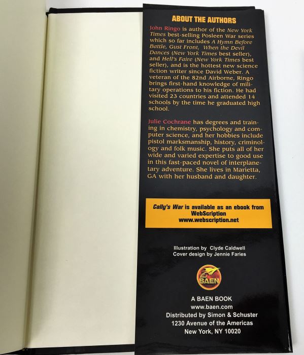 John Ringo & Julie Cochrane: Cally's War - Signed by John Ringo; The Sword of Shannara - Signed by Terry Brooks; Vengeance of the Dancing Gods - Signed by Jack L. Chalker; A Dirge for Sabis - Signed by C.J. Cherryh & Leslie Fish [Photo 12]