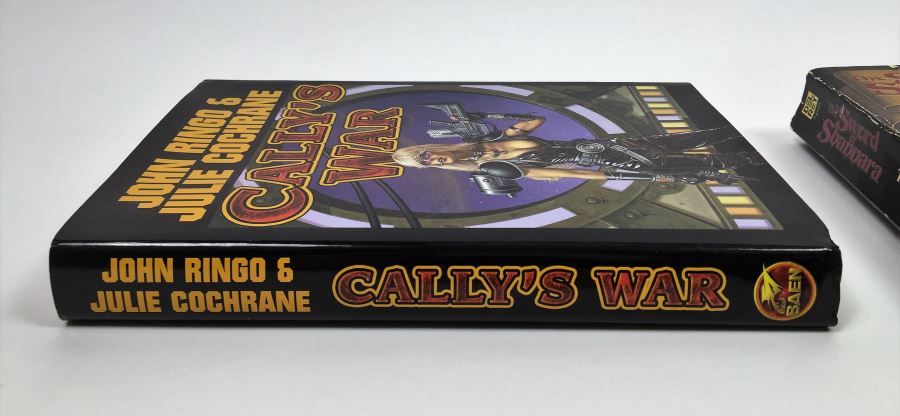 John Ringo & Julie Cochrane: Cally's War - Signed by John Ringo; The Sword of Shannara - Signed by Terry Brooks; Vengeance of the Dancing Gods - Signed by Jack L. Chalker; A Dirge for Sabis - Signed by C.J. Cherryh & Leslie Fish [Photo 6]
