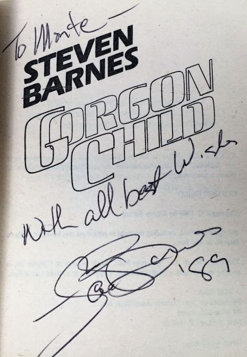 Gorgon Child - Signed by Steven Barnes; Legend - Signed by David Gemmell; Some Will Not Die - Signed by Algis Budrys; Passage at Arms - Signed by Glen Cook; Sweet Silver Blues - Signed by Glen Cook; The Best of Marion Zimmer Bradley - Signed [Photo 10]