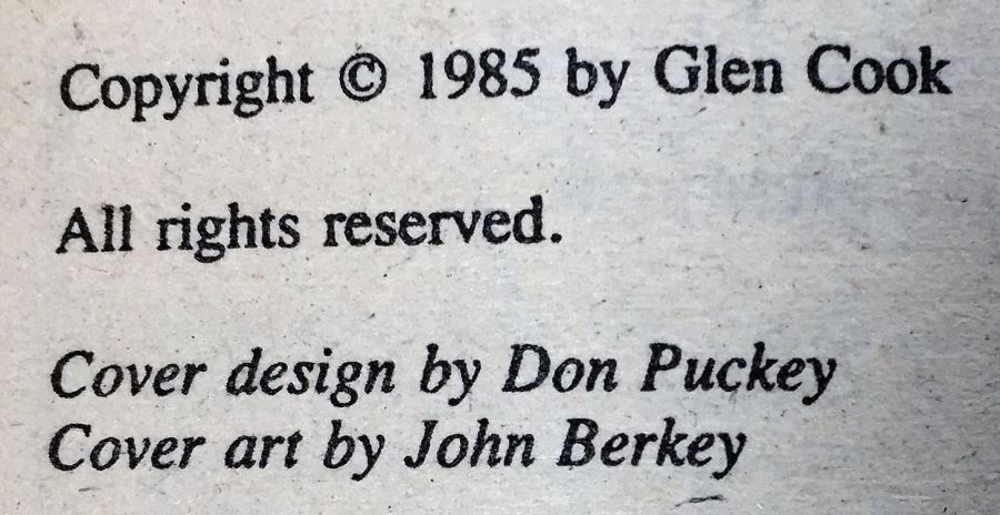 Gorgon Child - Signed by Steven Barnes; Legend - Signed by David Gemmell; Some Will Not Die - Signed by Algis Budrys; Passage at Arms - Signed by Glen Cook; Sweet Silver Blues - Signed by Glen Cook; The Best of Marion Zimmer Bradley - Signed [Photo 27]