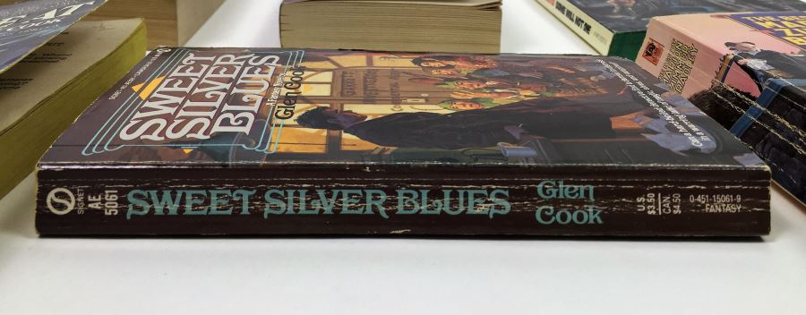 Gorgon Child - Signed by Steven Barnes; Legend - Signed by David Gemmell; Some Will Not Die - Signed by Algis Budrys; Passage at Arms - Signed by Glen Cook; Sweet Silver Blues - Signed by Glen Cook; The Best of Marion Zimmer Bradley - Signed [Photo 28]