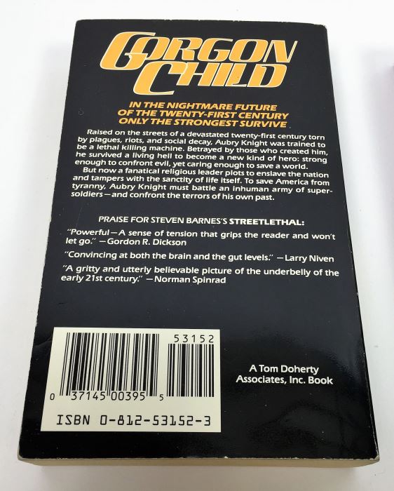 Gorgon Child - Signed by Steven Barnes; Legend - Signed by David Gemmell; Some Will Not Die - Signed by Algis Budrys; Passage at Arms - Signed by Glen Cook; Sweet Silver Blues - Signed by Glen Cook; The Best of Marion Zimmer Bradley - Signed [Photo 9]