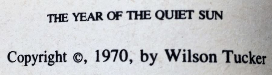 Sioux Spaceman/And Then the Town Took Off; Signed: Phoenix Without Ashes - Edward Bryant & Harlan Ellison; The Silver Wolf - Alice Borchardt; robots & changelings - Lester del Rey; The Year of the Quiet Sun - Wilson Tucker & Time Tours - William F. Wu  [Photo 33]