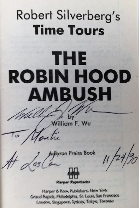 Sioux Spaceman/And Then the Town Took Off; Signed: Phoenix Without Ashes - Edward Bryant & Harlan Ellison; The Silver Wolf - Alice Borchardt; robots & changelings - Lester del Rey; The Year of the Quiet Sun - Wilson Tucker & Time Tours - William F. Wu  [Photo 36]