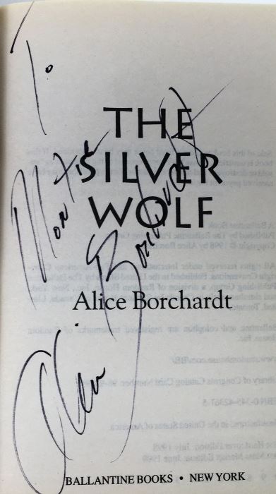 Sioux Spaceman/And Then the Town Took Off; Signed: Phoenix Without Ashes - Edward Bryant & Harlan Ellison; The Silver Wolf - Alice Borchardt; robots & changelings - Lester del Rey; The Year of the Quiet Sun - Wilson Tucker & Time Tours - William F. Wu  [Photo 21]