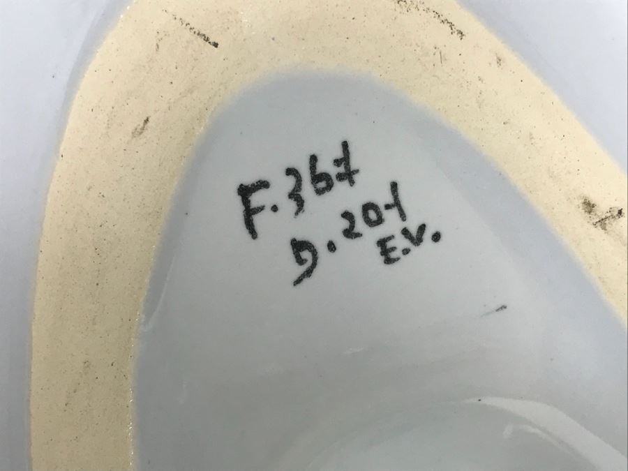 Henriot Quimper France Gravy Boat Fish With Attached Underplate  [Photo 12]