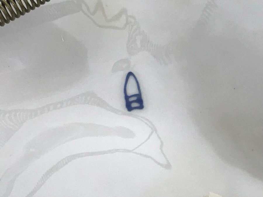 Antique Porcelain Oyster Plate [Photo 9]