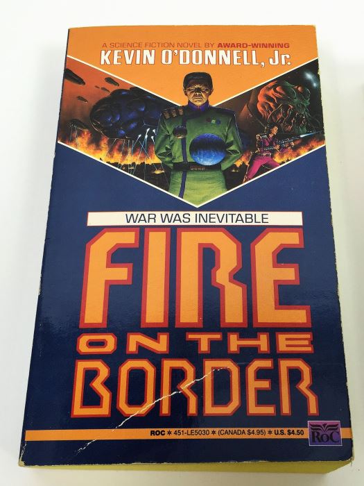 Fire on the Border - Signed by Kevin O'Donnell, Jr.; Wheels of Fire - Signed by Mercedes Lackey; Titan A.E.: Cale's Story - Signed by Kevin J. Anderson & Rebecca Moesta; Star Wars: Darth Maul Shadow Hunter - Signed by Michael Reaves [Photo 2]