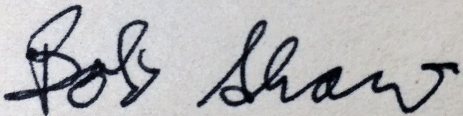 Dome - Signed by Steve Perry & Michael Reeves; The Trinity Paradox - Signed by Doug Beason & Kevin J. Anderson; The Fugitive Worlds by Bob Shaw; Smallville (x2) - Signed by Devin Grayson (x2) [Photo 19]