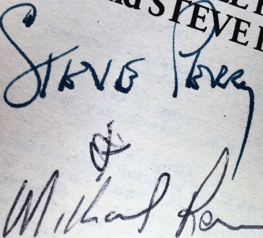 Dome - Signed by Steve Perry & Michael Reeves; The Trinity Paradox - Signed by Doug Beason & Kevin J. Anderson; The Fugitive Worlds by Bob Shaw; Smallville (x2) - Signed by Devin Grayson (x2) [Photo 9]