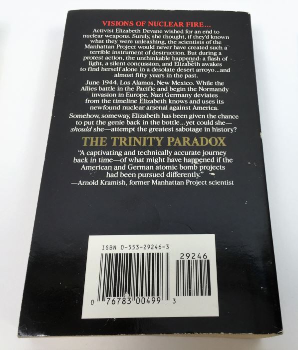 Dome - Signed by Steve Perry & Michael Reeves; The Trinity Paradox - Signed by Doug Beason & Kevin J. Anderson; The Fugitive Worlds by Bob Shaw; Smallville (x2) - Signed by Devin Grayson (x2) [Photo 12]