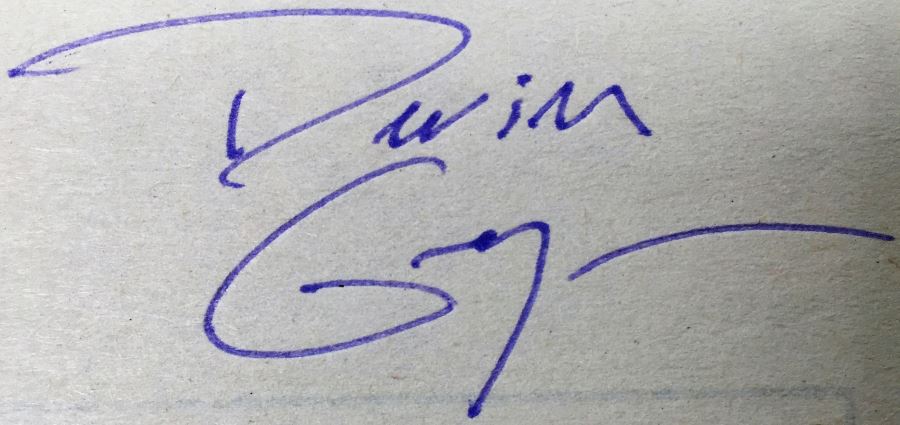 Dome - Signed by Steve Perry & Michael Reeves; The Trinity Paradox - Signed by Doug Beason & Kevin J. Anderson; The Fugitive Worlds by Bob Shaw; Smallville (x2) - Signed by Devin Grayson (x2) [Photo 29]