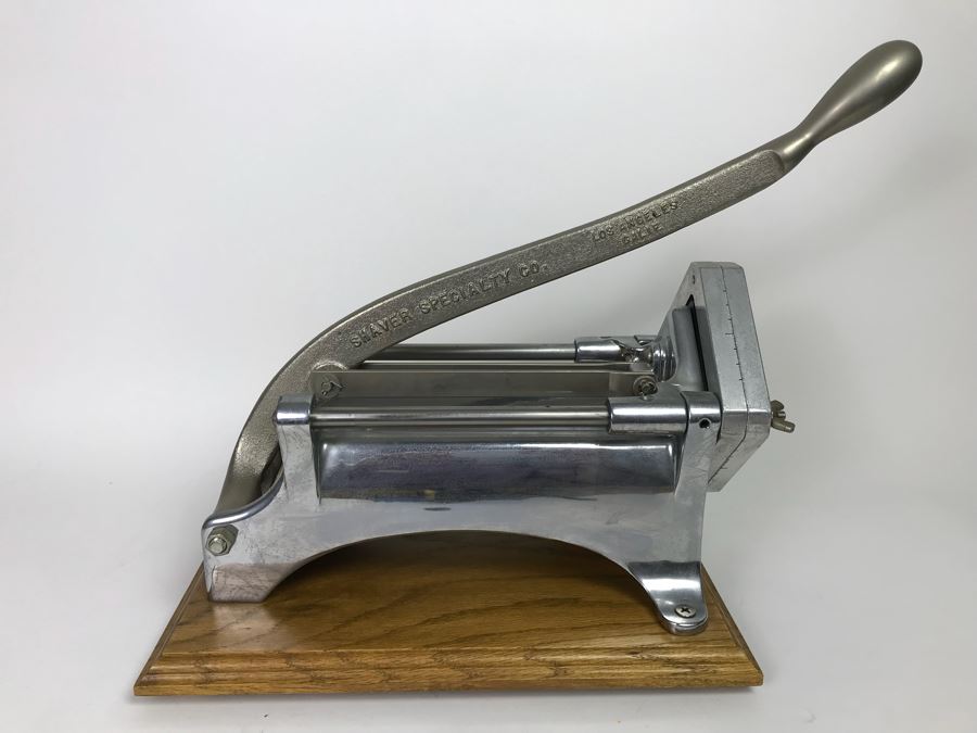 French Fry Maker Potato Keen Kut Shoe Stringer Shaver Specialty Co Los Angeles Manual 3/8” Retails $436 [Photo 1]