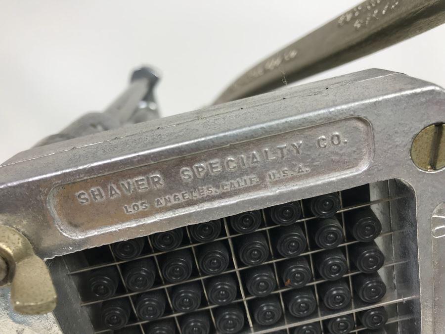 French Fry Maker Potato Keen Kut Shoe Stringer Shaver Specialty Co Los Angeles Manual 3/8” Retails $436 [Photo 13]