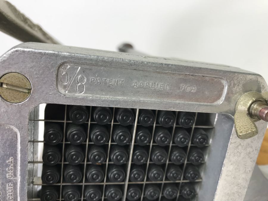 French Fry Maker Potato Keen Kut Shoe Stringer Shaver Specialty Co Los Angeles Manual 3/8” Retails $436 [Photo 14]