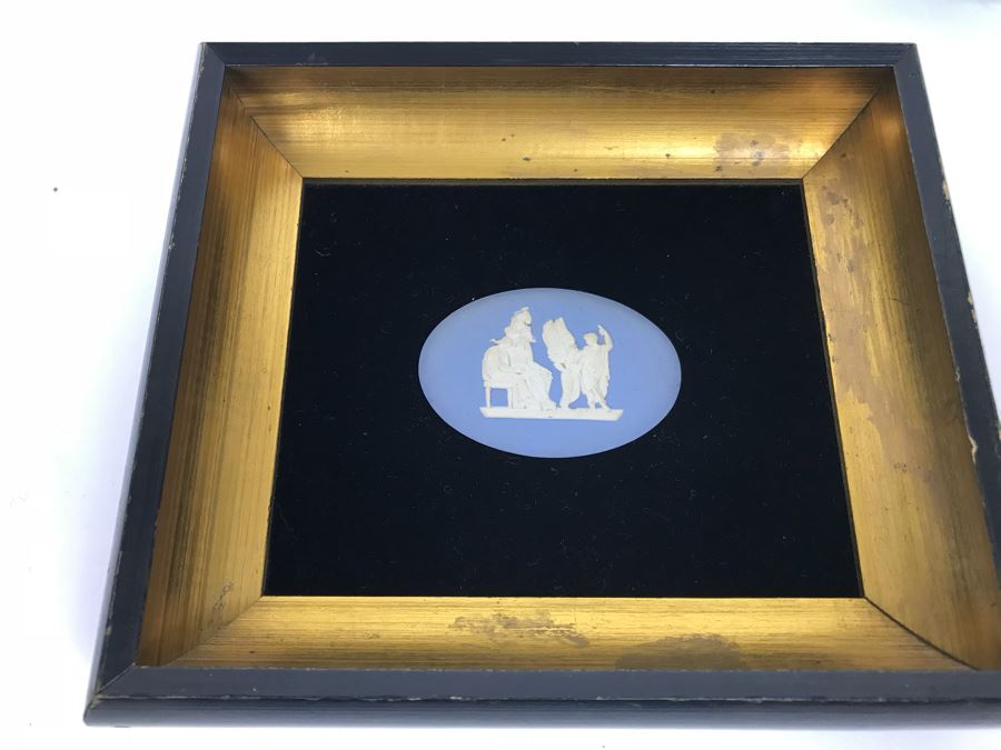 Assorted Wedgwood Lot With Large Bowl, (2) Ashtrays, Trinket Box And Framed Plaque [Photo 13]