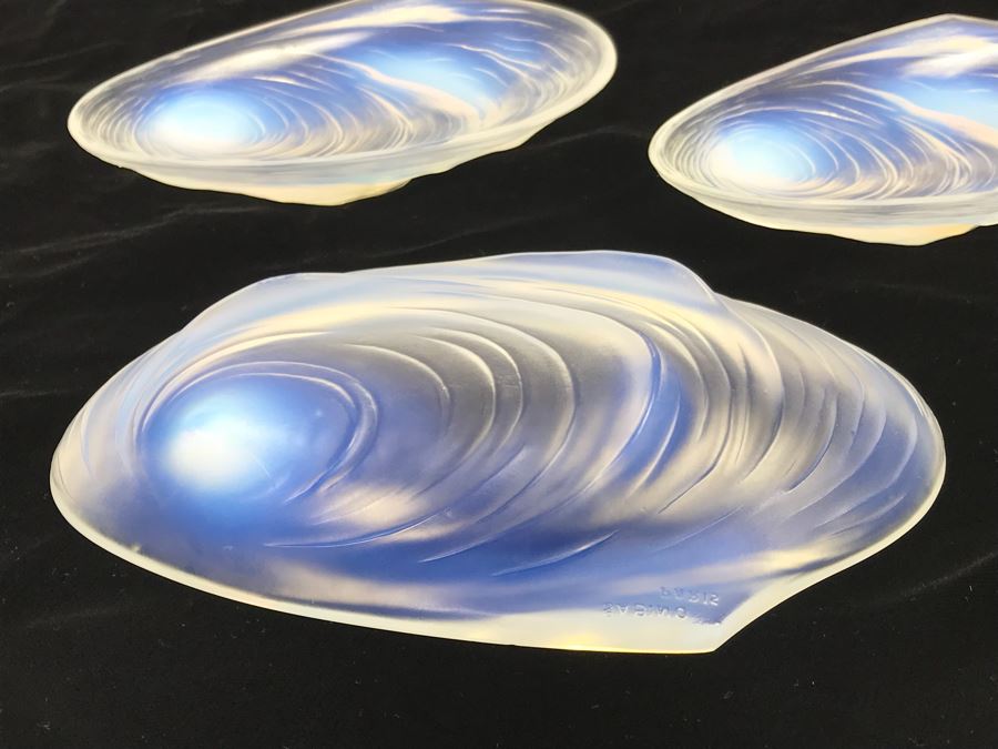Set Of (3) Sabino Paris Art Glass Shells [Photo 7]