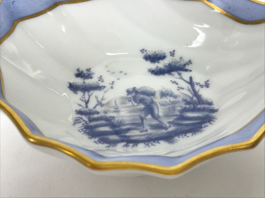 Richard Ginori Vittoria Italy Lidded Trinket Box And Spoon Rest Pin Trinket Ring Dish [Photo 9]