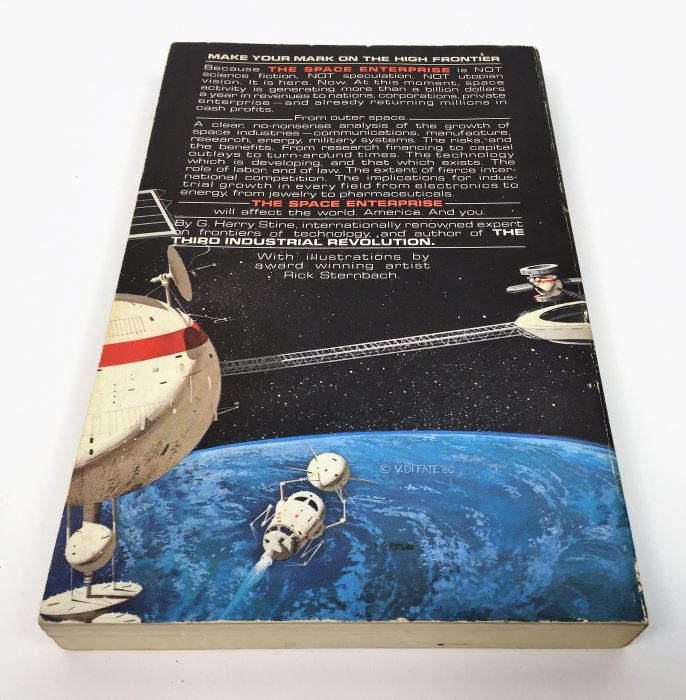 The Space Enterprise - Signed by G. Harry Stine; Lifeboat Earth - Signed by Stanley Schmidt; A Greater Infinity - Signed by Michael McCollom [Photo 6]