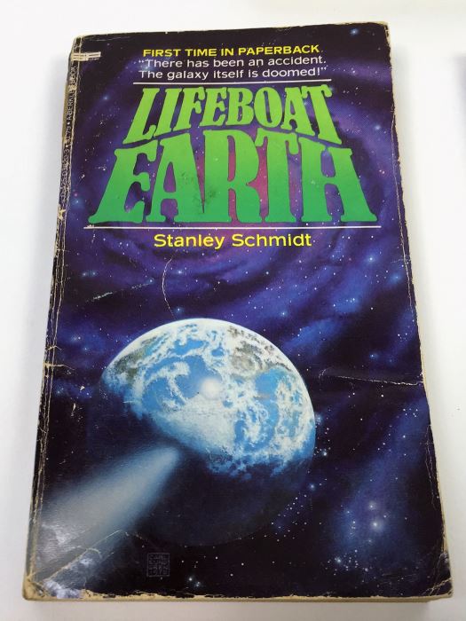 The Space Enterprise - Signed by G. Harry Stine; Lifeboat Earth - Signed by Stanley Schmidt; A Greater Infinity - Signed by Michael McCollom [Photo 3]