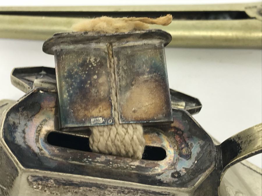 Antique Curling Iron And Curing Iron Heater Stand With Hallmarks WMFN [Photo 15]