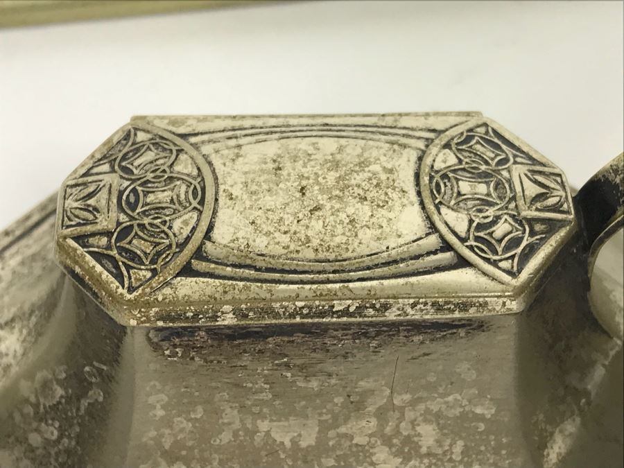 Antique Curling Iron And Curing Iron Heater Stand With Hallmarks WMFN [Photo 14]