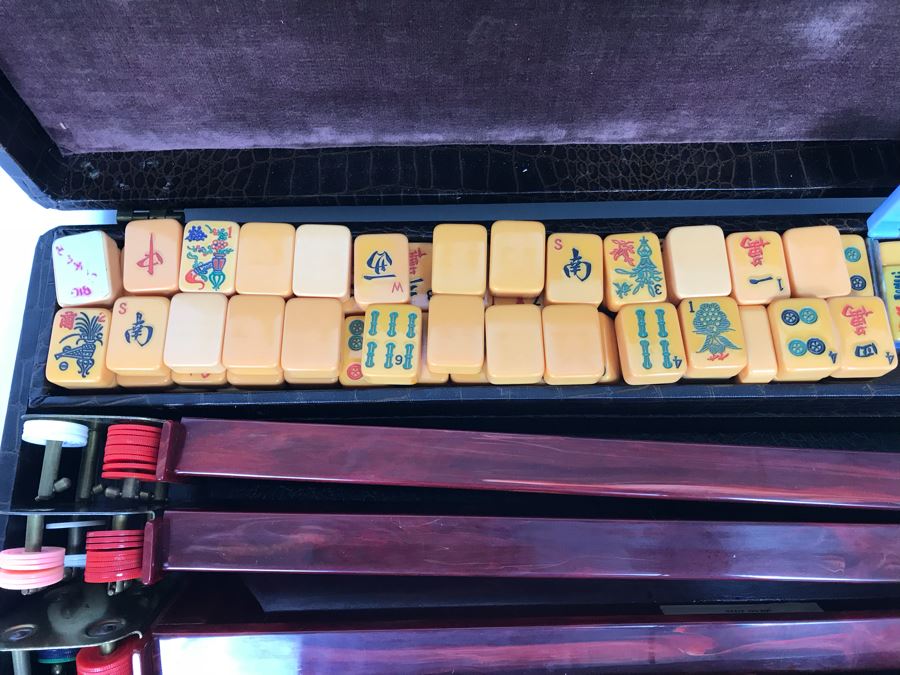 Vintage American ROTTGAMES NYC Bakelite Mah Jongg Set In Case [Photo 20]