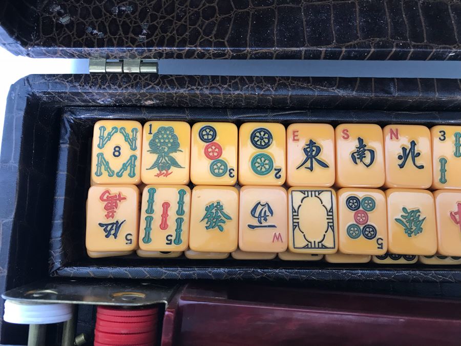 Vintage American ROTTGAMES NYC Bakelite Mah Jongg Set In Case [Photo 22]