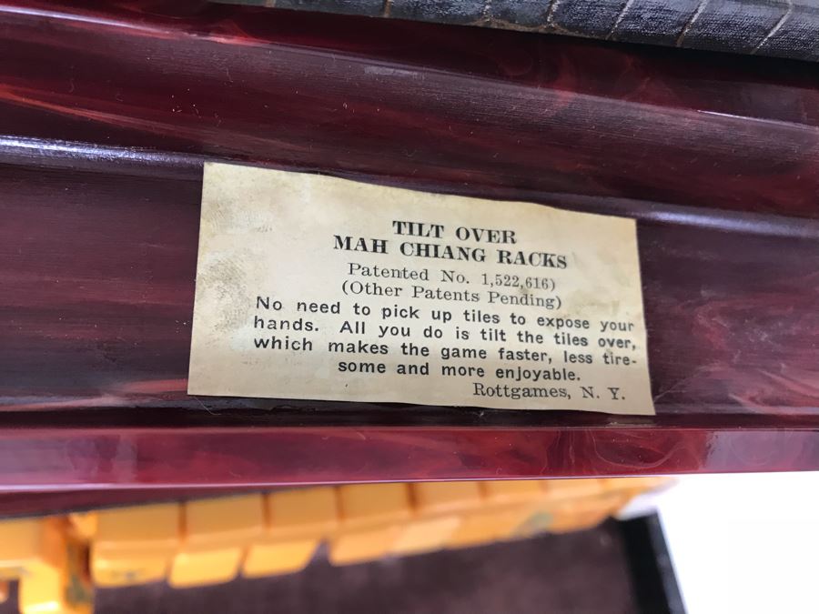 Vintage American ROTTGAMES NYC Bakelite Mah Jongg Set In Case [Photo 16]