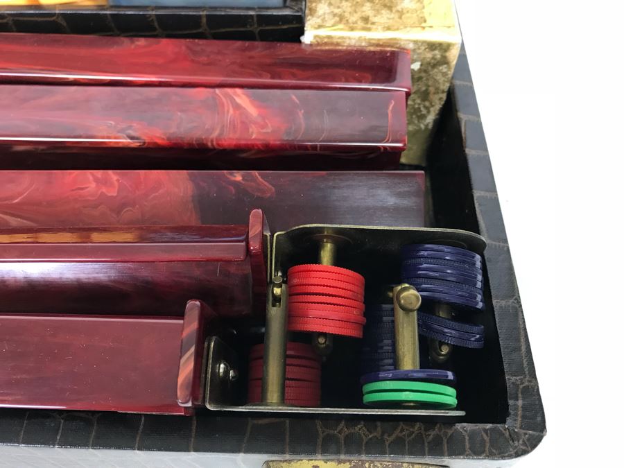 Vintage American ROTTGAMES NYC Bakelite Mah Jongg Set In Case [Photo 11]