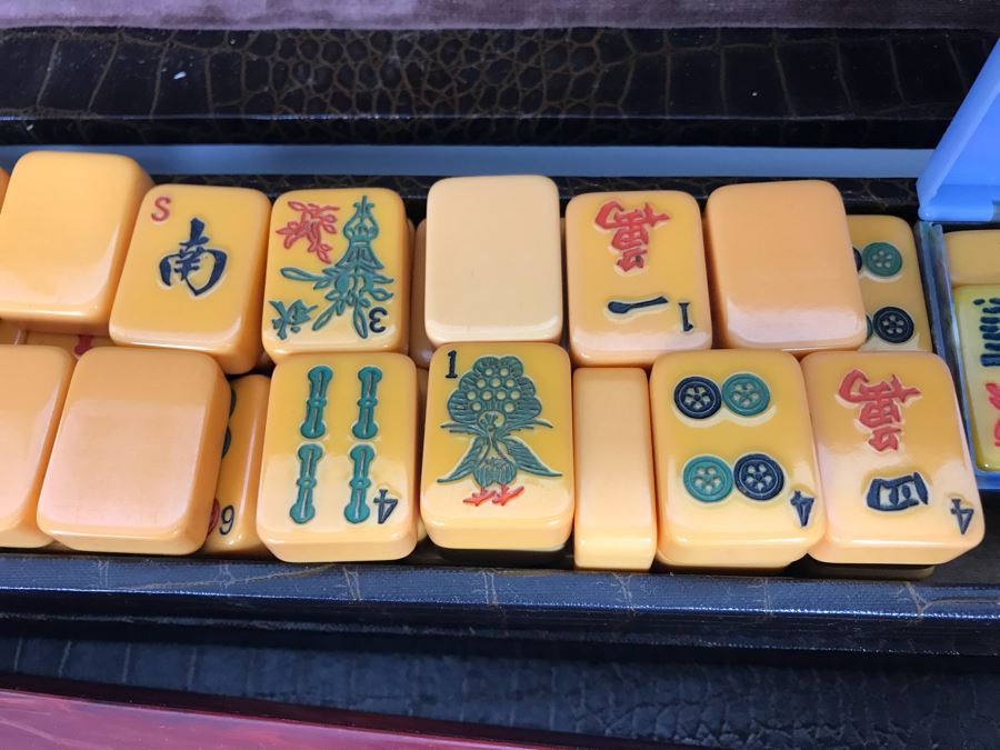 Vintage American ROTTGAMES NYC Bakelite Mah Jongg Set In Case [Photo 19]