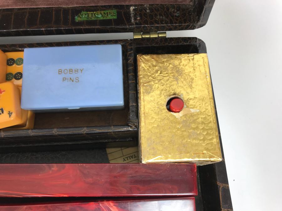 Vintage American ROTTGAMES NYC Bakelite Mah Jongg Set In Case [Photo 12]